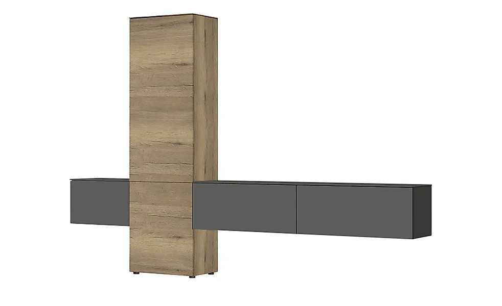 Content Wohnwand  Style ¦ holzfarben ¦ Maße (cm): B: 301 H: 205 T: 38.0 Kom günstig online kaufen
