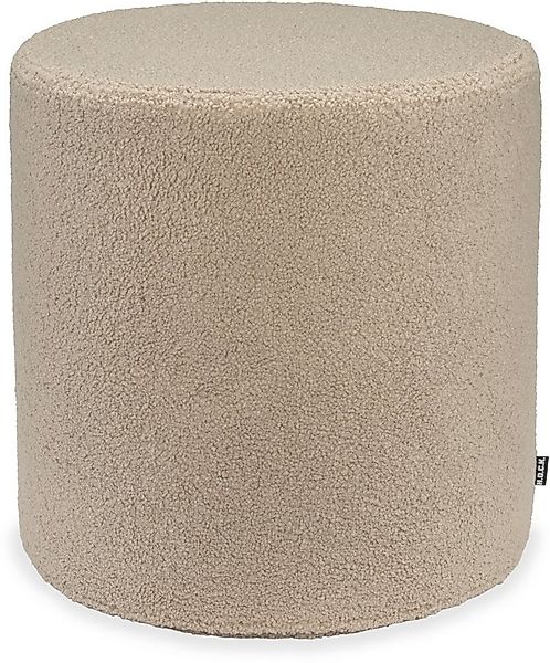 H.O.C.K. Sitzhocker H.O.C.K. Fino Hocker rund Pouf Teddystoff Bouclé ø45x45 günstig online kaufen