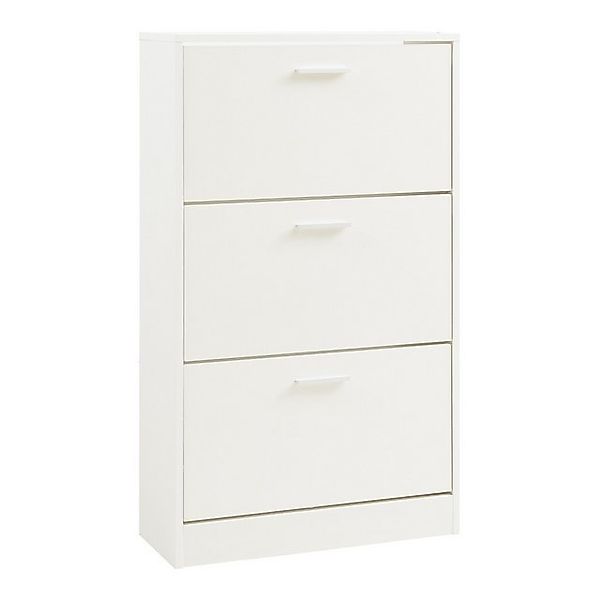 en.casa Schuhschrank »Sykkylven« Schuhkipper mit 3 Klappen 103 x 60 x 24 cm günstig online kaufen