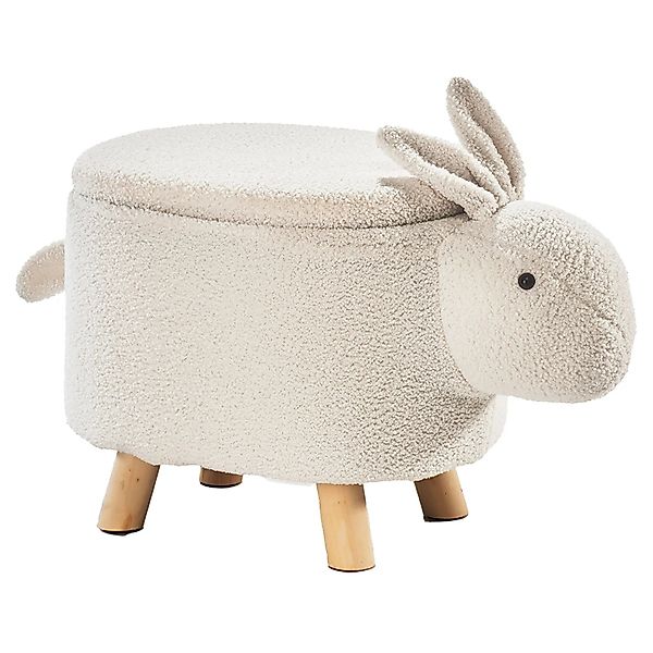 Kobolo Tierhocker Kinderhocker Hocker BUNNY Design Hase mit Staufach Teddys günstig online kaufen