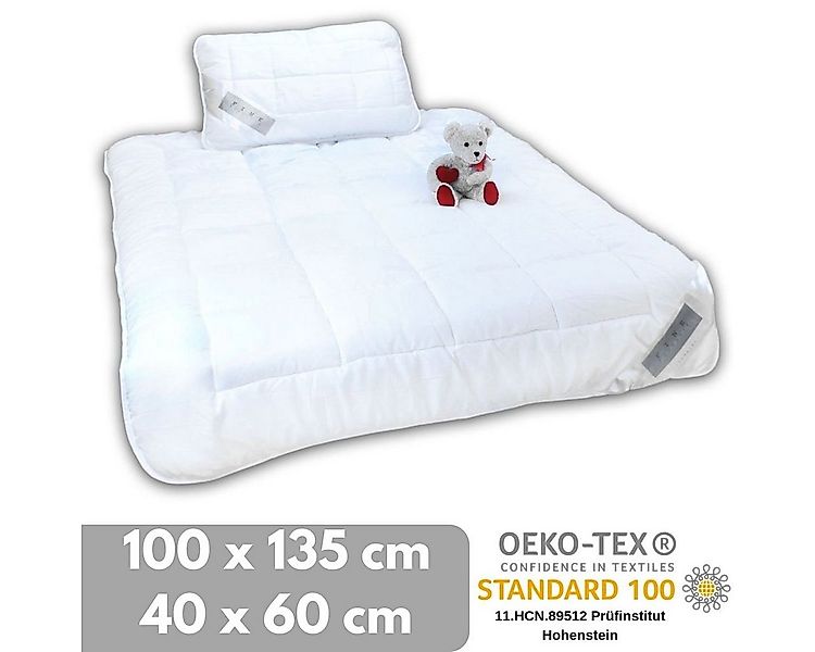 bonsport Kindersteppbett + Kopfkissen Kinderbett 2 teiliges Microfaser Set günstig online kaufen