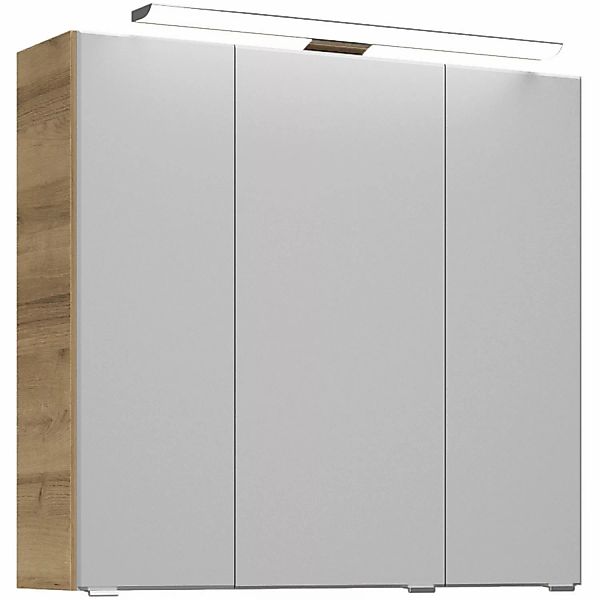 Pelipal Spiegelschrank Trentino Riviera Eiche quer Nachbildung 75 cm günstig online kaufen