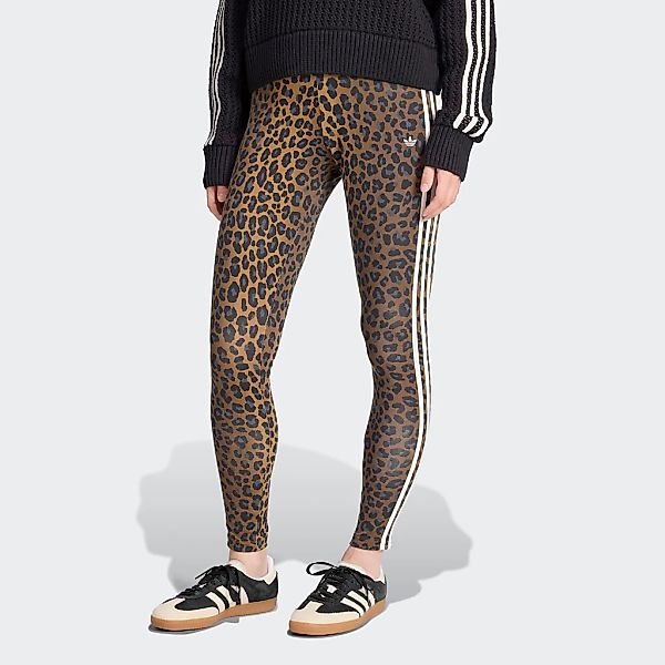 adidas Originals Leggings "LEGGING" 3-Streifen Leo Print Leggings günstig online kaufen