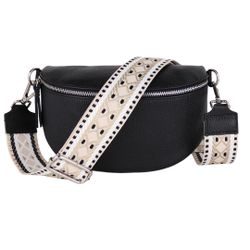 MIRROSI Bauchtasche mit GOLDENER Reißverschluss Damen, günstig online kaufen