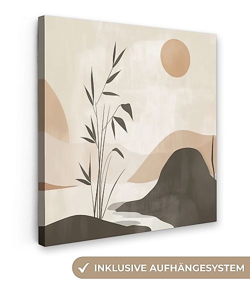 OneMillionCanvasses® Leinwandbild Japandi - Landschaft - günstig online kaufen