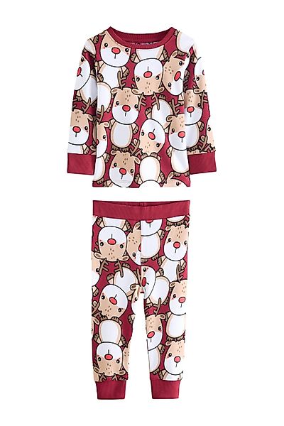 Next Pyjama Weihnachtlicher Schlafanzug aus 100 % günstig online kaufen