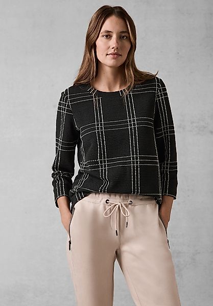 Cecil 3/4-Arm-Shirt, aus softem Materialmix günstig online kaufen