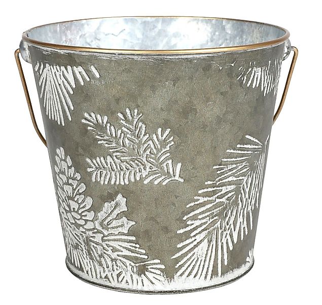 BURI Übertopf Übertopf aus Metall Winterzeit günstig online kaufen