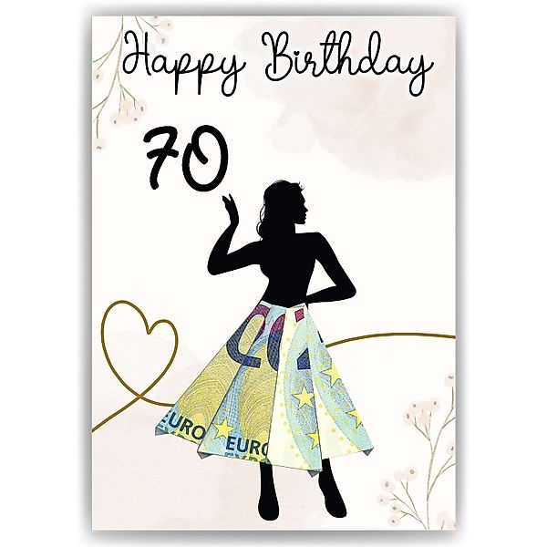 Tigerlino Poster Geldgeschenk Geburtstag Frauen Freundin günstig online kaufen