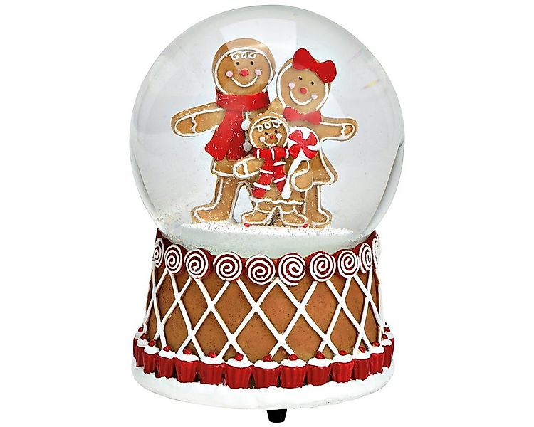 matches21 HOME & HOBBY Dekofigur Schneekugel in Lebkuchenfamilie-Optik als günstig online kaufen