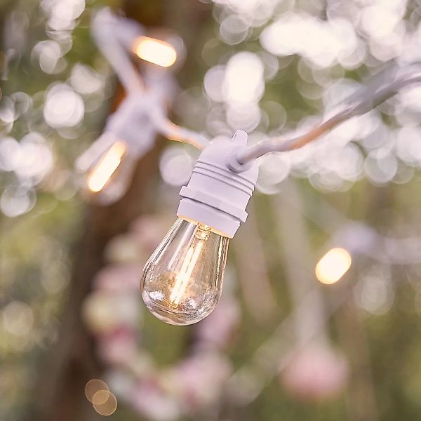 Ultimate Connect 20m 40er LED Lichterkette Glühbirnen warmweiß koppelbar we günstig online kaufen