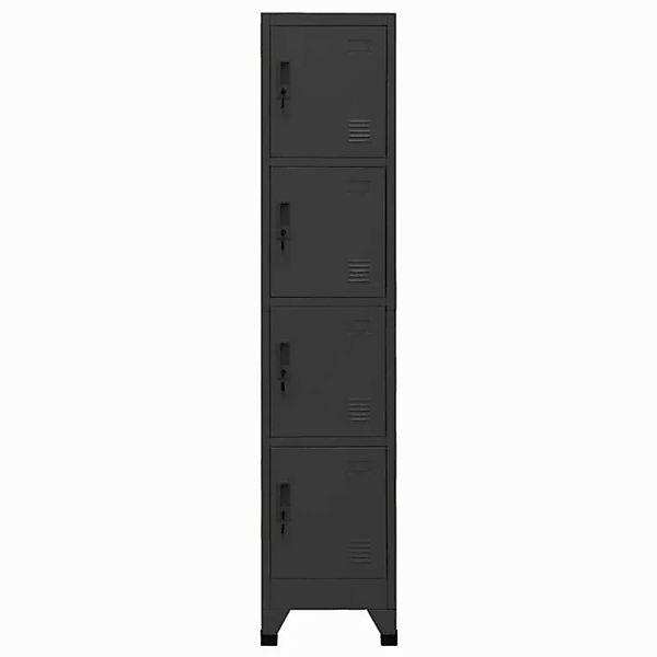 vidaXL Mehrzweckschrank Schließfachschrank Anthrazit 38x45x180 cm Stahl günstig online kaufen