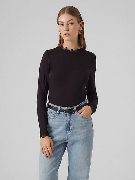 Vero Moda Langarmshirt VMRosa (1-tlg) Spitze günstig online kaufen