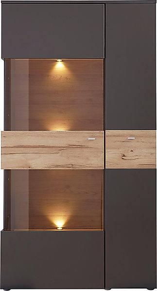 FORTE Vitrine Como Highboard, LED Beleuchtung günstig online kaufen