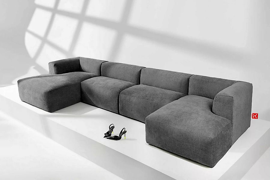 KONSIMO® Wohnlandschaft BUFFO Ecksofa U-Form, hergestellt in der EU,extrem günstig online kaufen