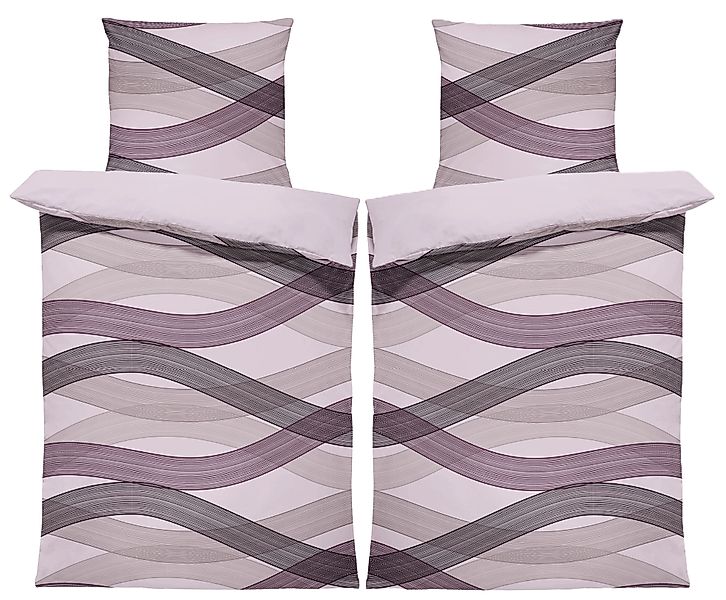 One Home Bettwäsche Winter Welle, Flanell, günstig online kaufen