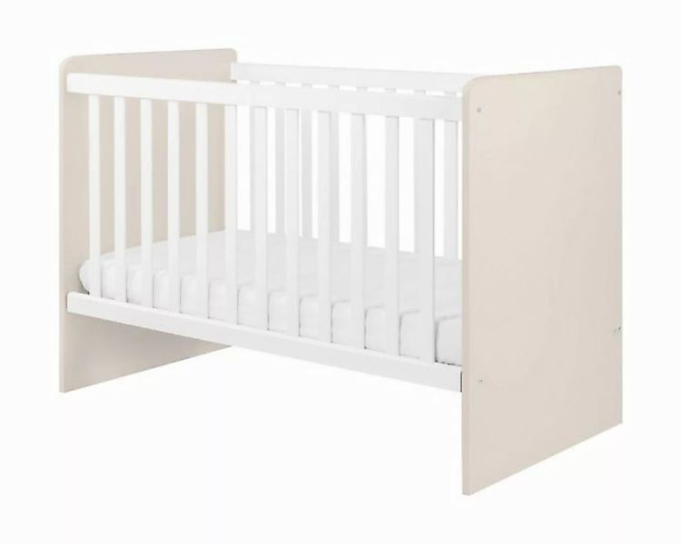 Kikkaboo Komplettbett Babybett Ayla 140 x 70 cm, Gitterstäbe abnehmbar, 3 E günstig online kaufen