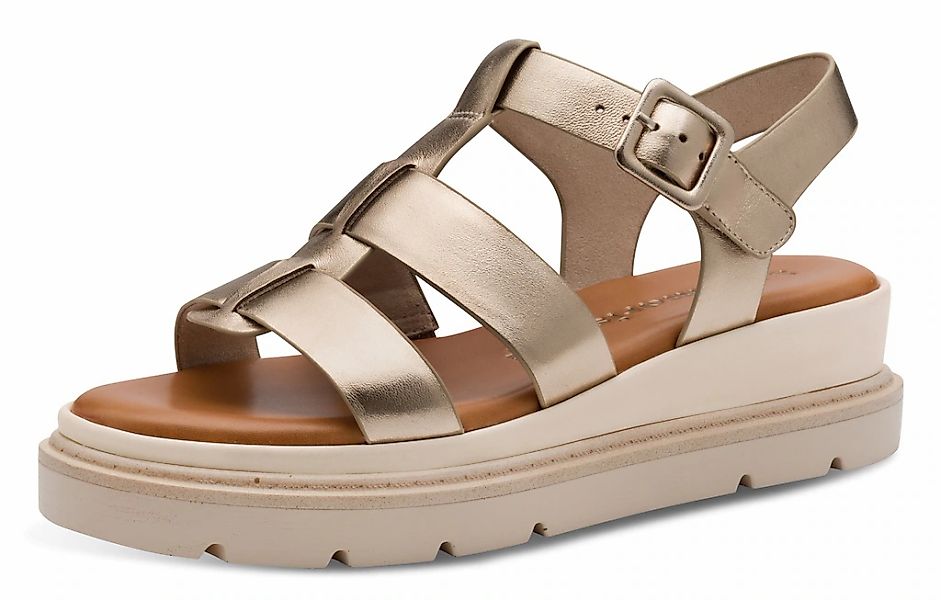 Tamaris Keilsandalette, Plateau, Riemchensandale, Sommerschuh mit verstellb günstig online kaufen