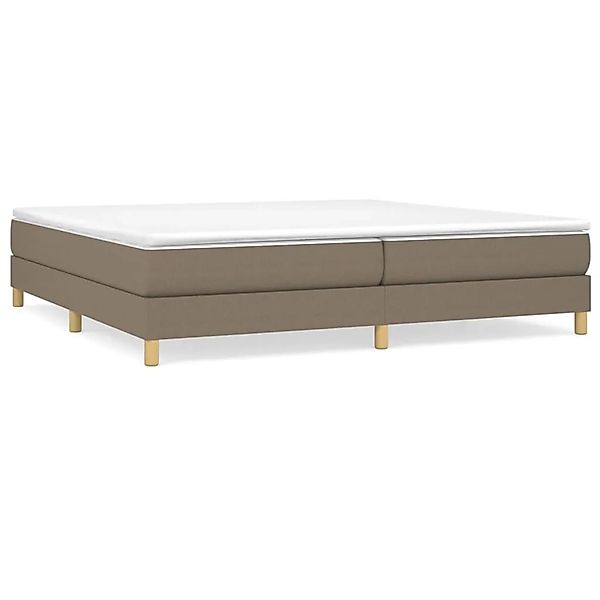 vidaXL Boxspringbett Taupe 200x200 cm Stoff1359218 günstig online kaufen