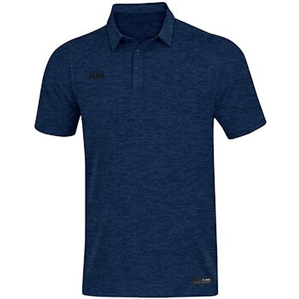 Jako  T-Shirts & Poloshirts Sport  Premium Poloshirt marine meliert M 6329 günstig online kaufen