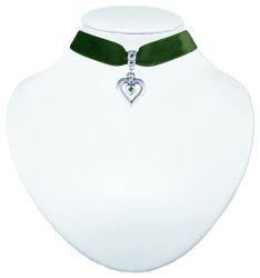 LUISIA® Collier Samt Kropfband Herz in günstig online kaufen