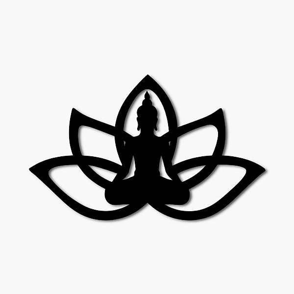 Namofactur LED Wandleuchte RGB Yoga, Buddha günstig online kaufen