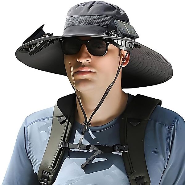 Coonoor Sonnenhut Sonnenhut Mit Ventilator,Outdoor Fischerhut günstig online kaufen