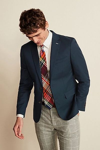 Next Sakko Stretch-Blazer aus Baumwolle – Slim Fit (1-tlg) günstig online kaufen