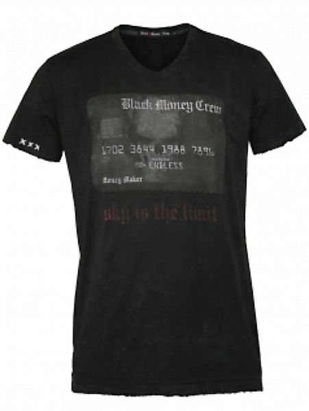 Black Money Crew Herren Shirt No Limit (XL) (schwarz) günstig online kaufen