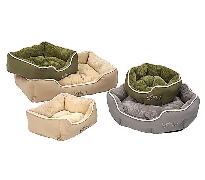 Dehner Tierbett Hunde-/Katzenbett Sammy, beige, versch. Größen, hochwertige günstig online kaufen
