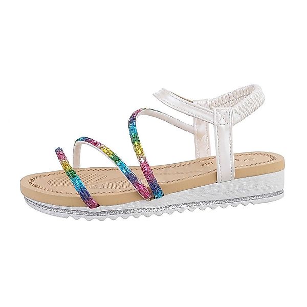 Ital-Design Damen Freizeit Riemchensandalette (85960183) Keilabsatz/Wedge günstig online kaufen