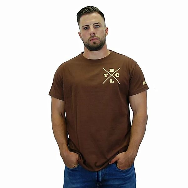 BRACHIAL THE LIFESTYLE COMPANY T-Shirt Brachial T-Shirt "Beach" braun S günstig online kaufen