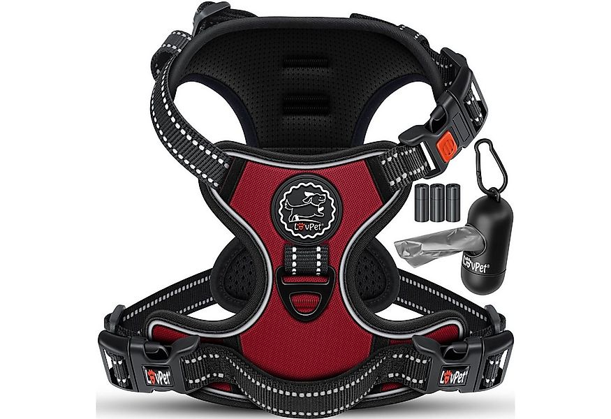Lovpet Hunde-Geschirr, ohne Zug & würgen für Hunde & Welpen atmungsaktiv & günstig online kaufen