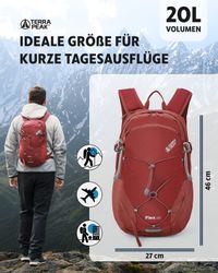 Terra Peak Wanderrucksack Flex 20, 20L günstig online kaufen