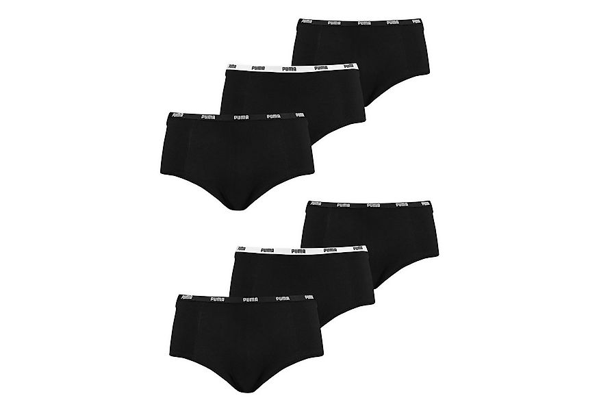 PUMA Panty Mini Shorts (6-St., 6er Pack) mit elastischem Bund günstig online kaufen