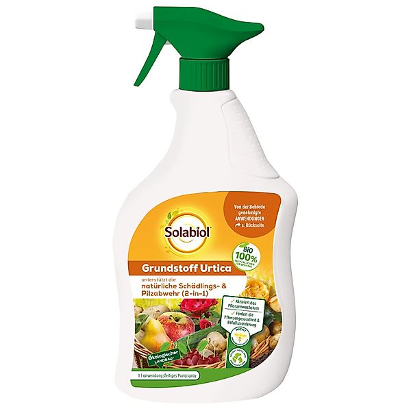 Solabiol Pflanzenstärkungsmittel Grundstoff Urtica Spray 1 günstig online kaufen