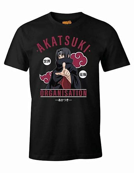 Naruto T-Shirt Akatsuki Organisation Itachi günstig online kaufen