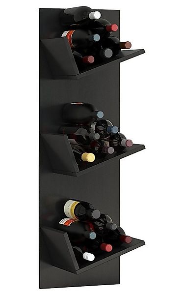 VCM Wandregal Holz Weinregal Wandregal Flaschen Wein Vinosi günstig online kaufen