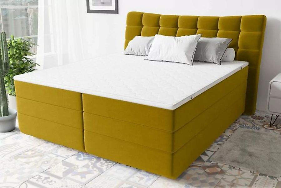 99rooms Boxspringbett Santorini (Schlafzimmerbett, Bett), gepolstert günstig online kaufen