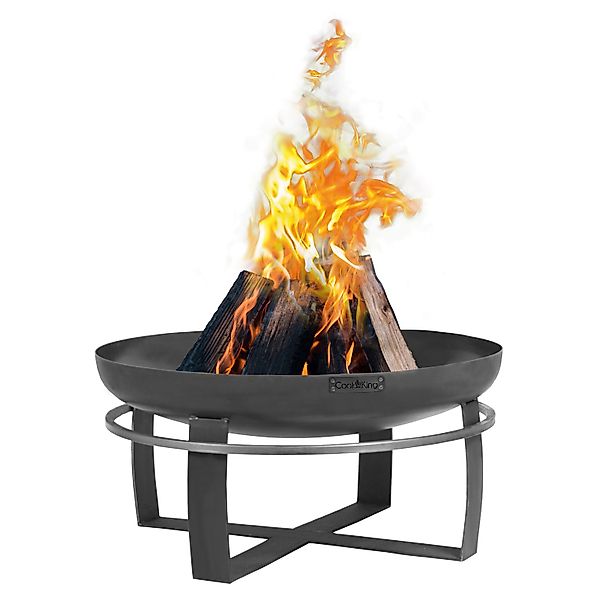 CookKing Feuerschale Stahl Viking Ø 80 cm x 36 cm Schwarz günstig online kaufen
