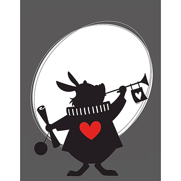 Komar Wandbild Alice Rabbit 50 x 70 cm günstig online kaufen