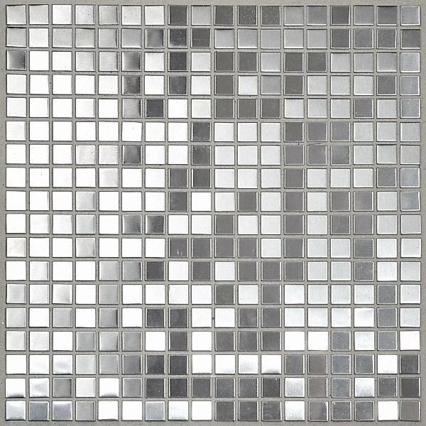 Mosaik Metall Edelstahl 30 cm x 30 cm günstig online kaufen