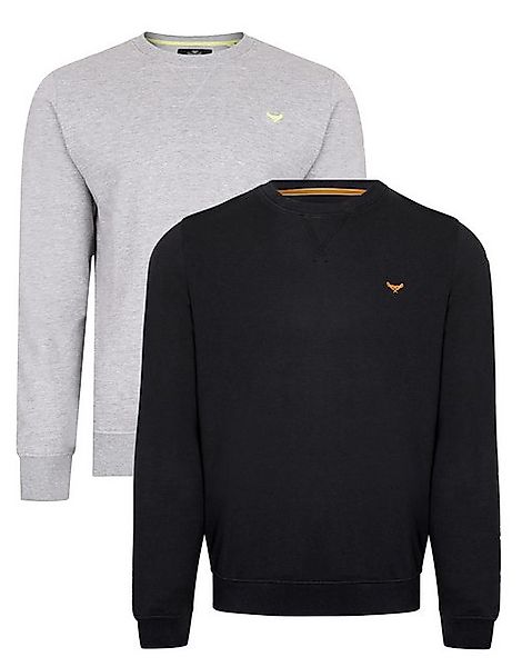Threadbare Rundhalspullover THB Fleece Crew Satsuma 2PK (2-tlg) im praktisc günstig online kaufen