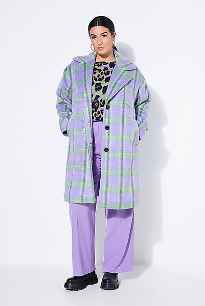 Studio Untold Wintermantel Karo-Mantel oversized Reverskragen Langarm günstig online kaufen