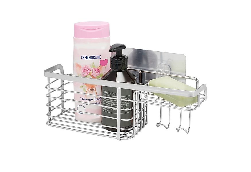 bremermann Duschablage Ablagekorb mit Haken, Duschkorb ELENA selbstklebend günstig online kaufen