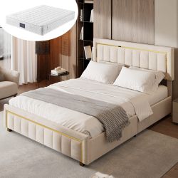 Furnishings Home Polsterbett Doppelbett Stauraumbett, Mit günstig online kaufen