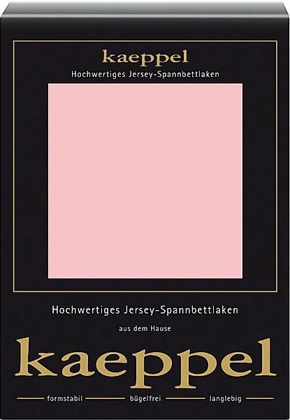 Kaeppel Spannbettlaken Single Jersey Mako Elasthan, günstig online kaufen