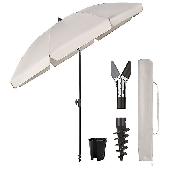 Sekey Sonnenschirm Ø180 cm Balkonschirm Terrassenschirm günstig online kaufen