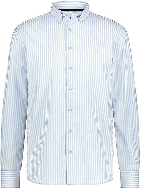 State Of Art Dobby Hemd Streifen Hellblau - Größe L günstig online kaufen