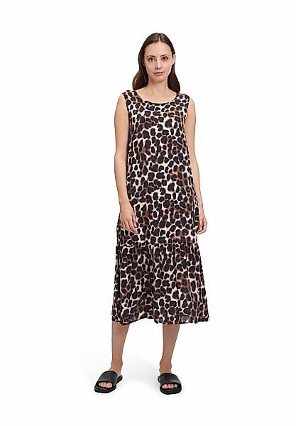 Betty&Co Sommerkleid "Damen Stufenkleid im Leo-Look" Ohne Tasche Druck günstig online kaufen
